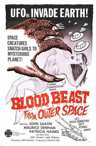 blood beast from outer space  01 film star poster A4 Photo Print