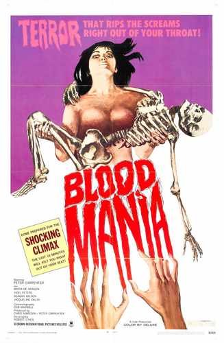 blood mania  01 film star poster A4 Photo Print