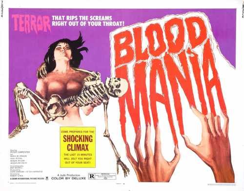 blood mania  02 film star poster A4 Photo Print
