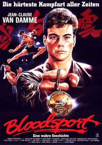bloodsport  01 film star poster A4 Photo Print