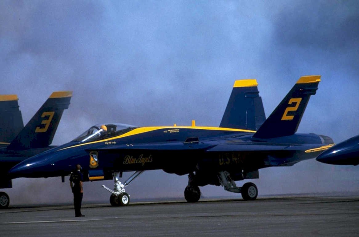 blue angels f 21980s 1990s A4 Photo Print