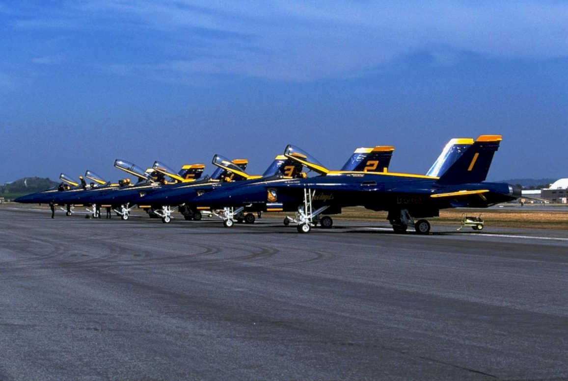 blue angels f 31980s 1990s A4 Photo Print
