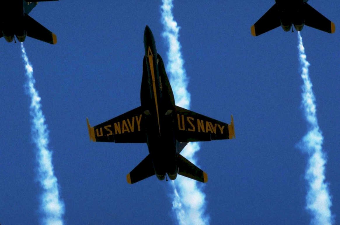 blue angels flight 11980s 1990s A4 Photo Print