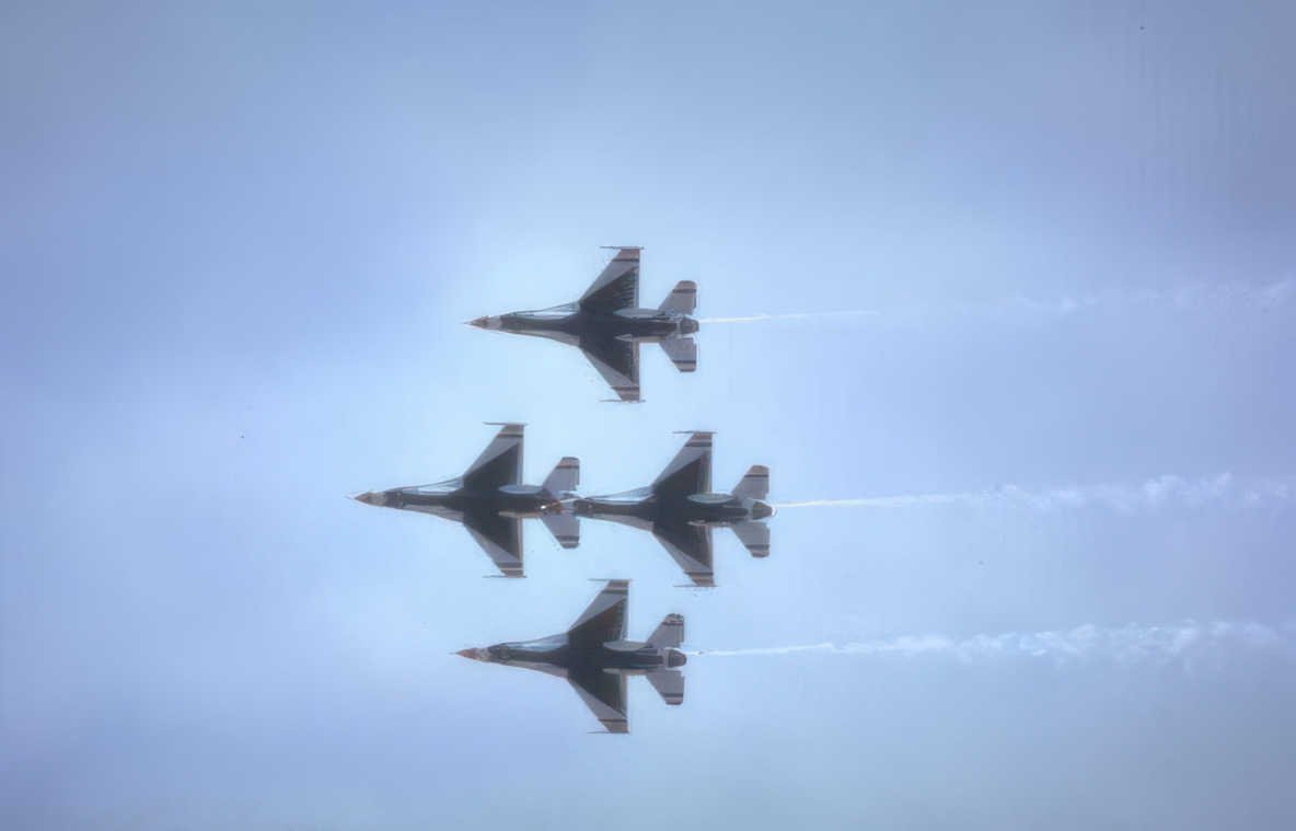 blue angels formation 3 Vintage A4 Photo Print