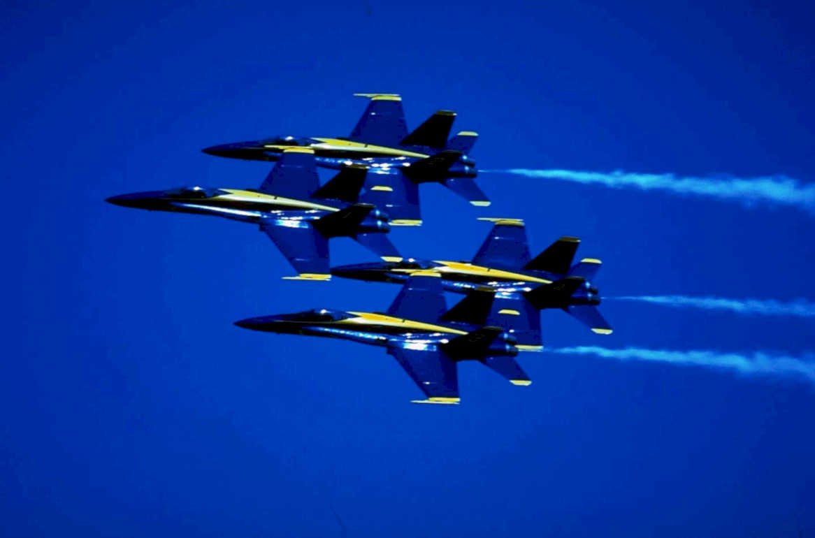 blue angels jets1980s 1990s A4 Photo Print