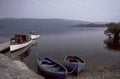 blue boats lake 1980s 1990s A4 Photo Print