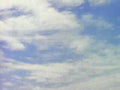blue clouds sky 11980s 1990s A4 Photo Print