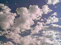 blue clouds sky 41980s 1990s A4 Photo Print