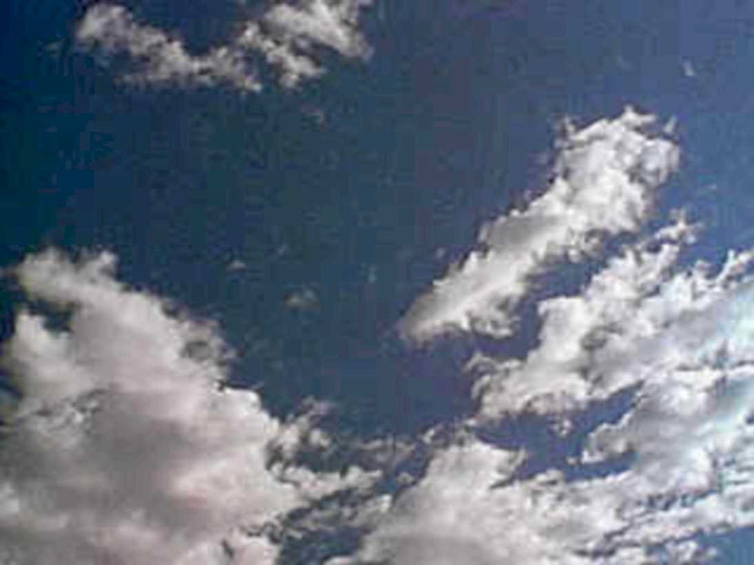 blue clouds sky 51980s 1990s A4 Photo Print