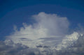 blue cumulus sky 1 1980s 1990s A4 Photo Print
