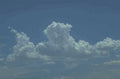 blue cumulus sky 3 1980s 1990s A4 Photo Print