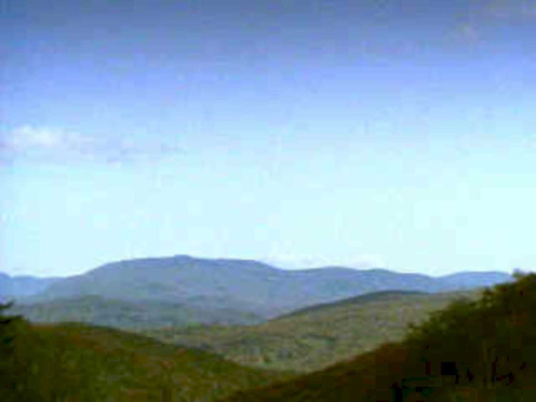 blue gray mountains1980s 1990s A4 Photo Print