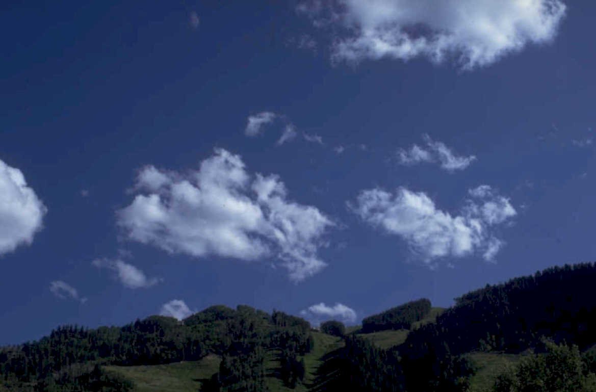 blue hills mountains 1980s 1990s A4 Photo Print