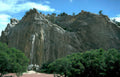blue hole cliff Vintage A4 Photo Print