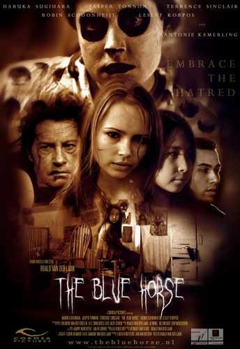 blue horse  01 film star poster A4 Photo Print