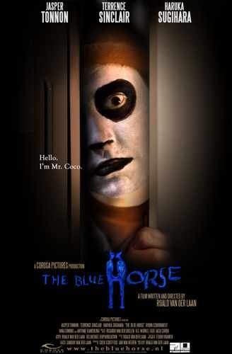 blue horse  02 film star poster A4 Photo Print