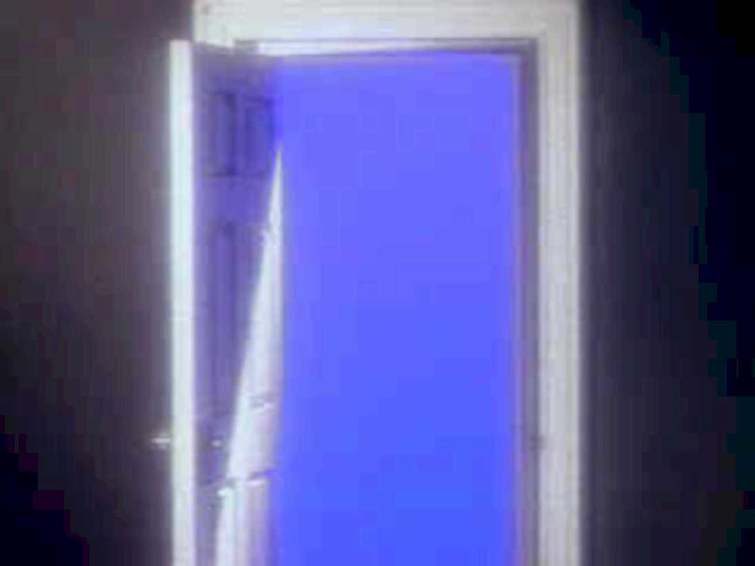 blue interior door1980s 1990s A4 Photo Print