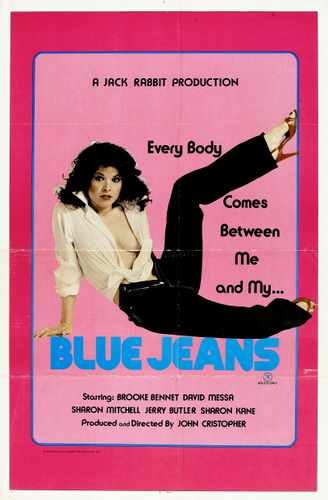 blue jeans  01 film star poster A4 Photo Print
