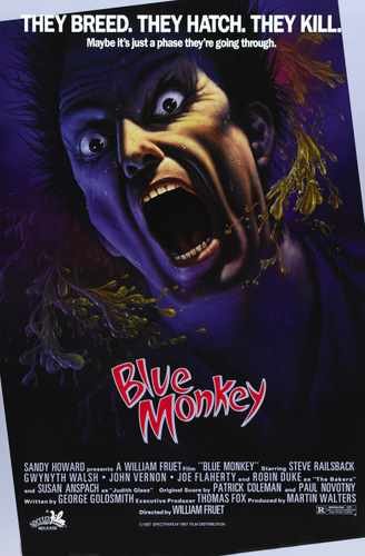 blue monkey  01 film star poster A4 Photo Print
