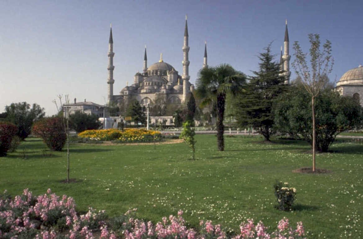 blue mosque istanbul 1980s 1990s A4 Photo Print 43