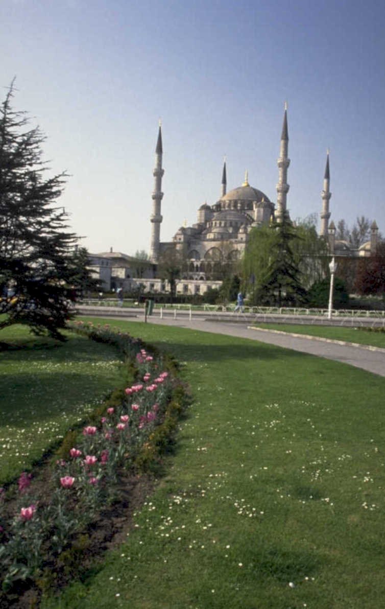 blue mosque sultanahmet 1980s 1990s A4 Photo Print