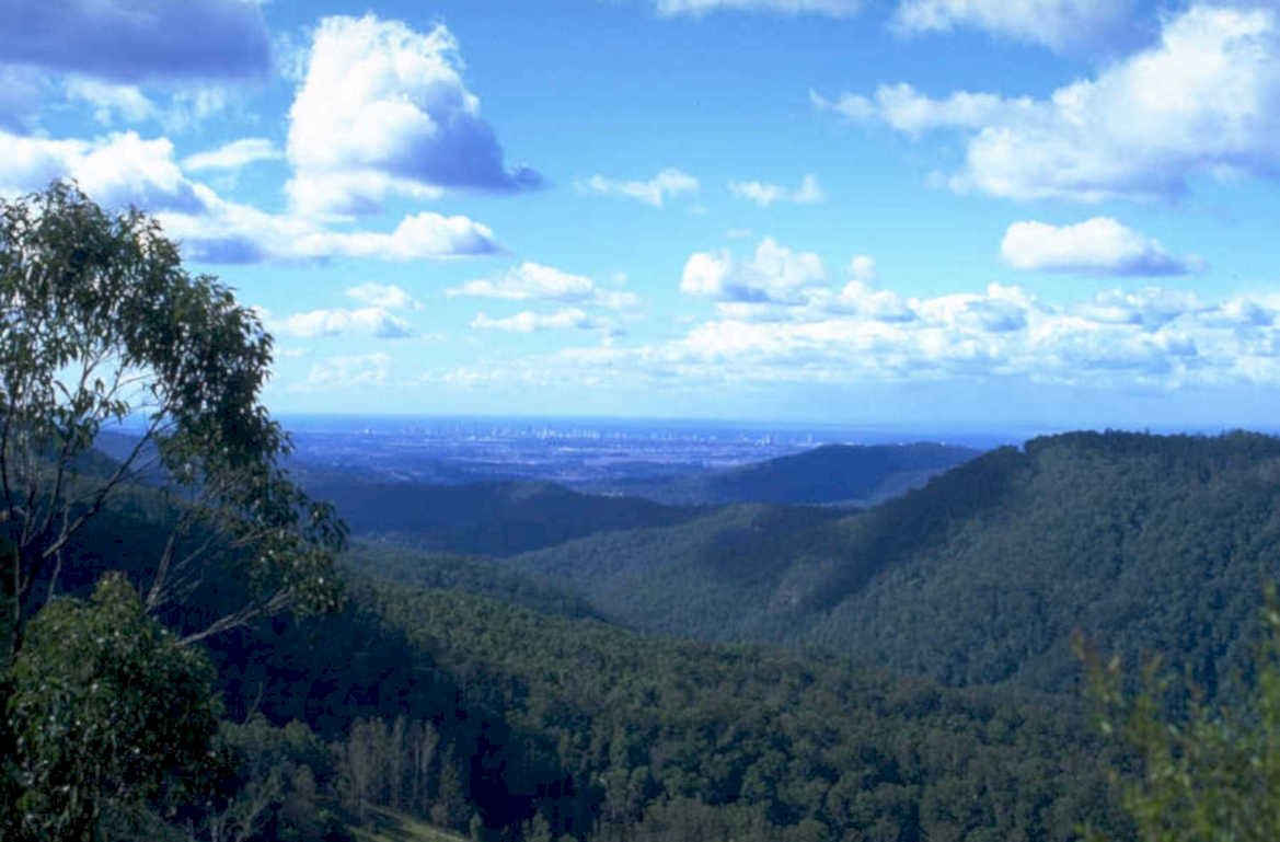 blue mountains hilltop 1980s 1990s A4 Photo Print