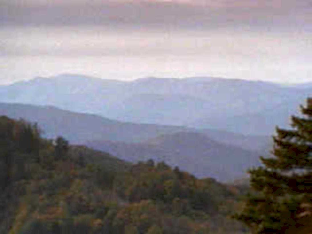 blue ridge mountains 11980s 1990s A4 Photo Print