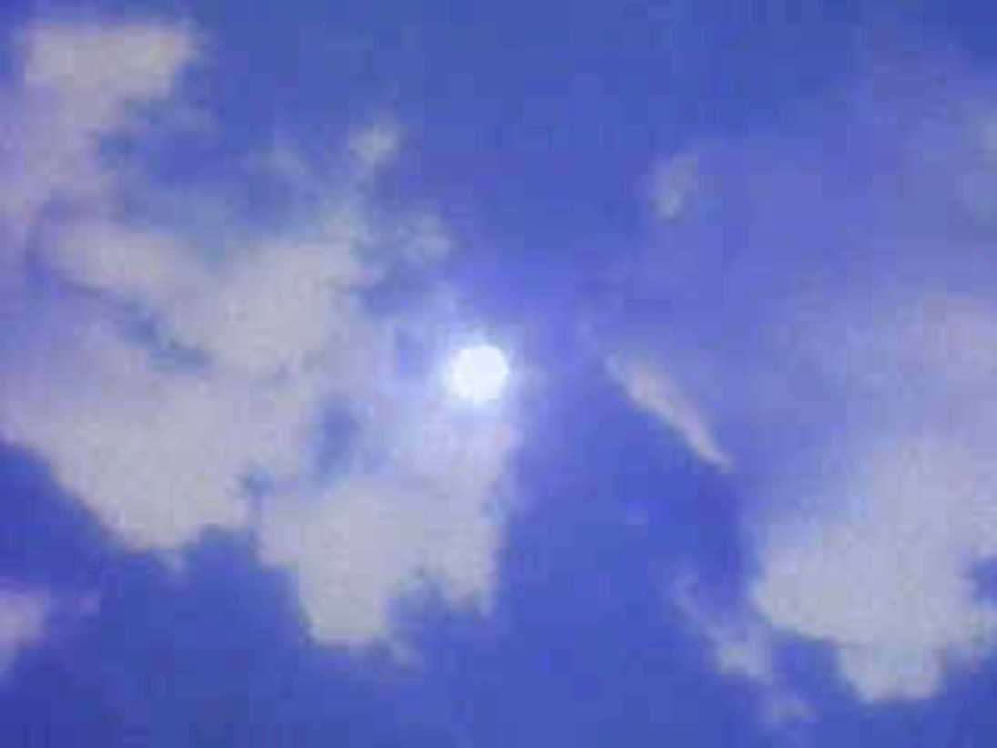 blue skies clouds1980s 1990s A4 Photo Print