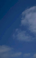 blue sky clouds 3 1980s 1990s A4 Photo Print