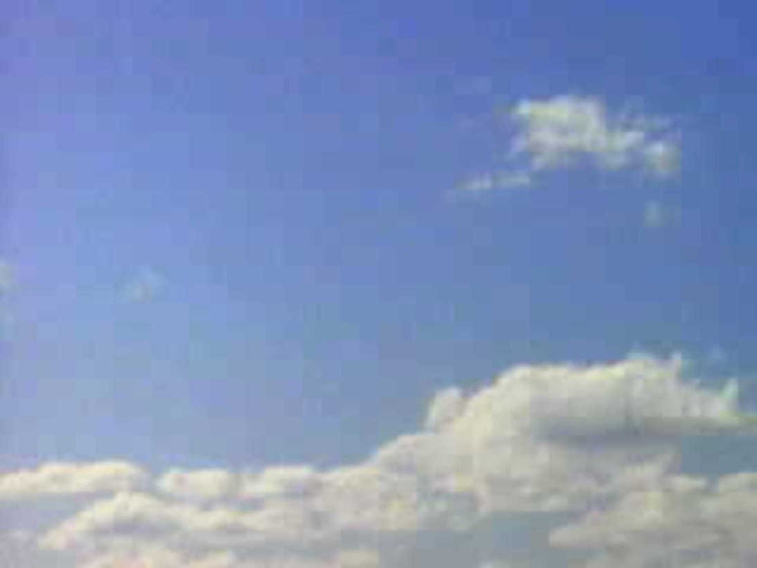 blue sky clouds 31980s 1990s A4 Photo Print