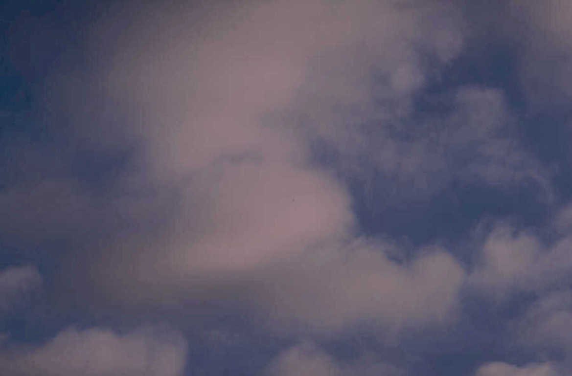 blue sky clouds 4 1980s 1990s A4 Photo Print