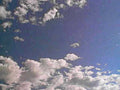 blue sky clouds 41980s 1990s A4 Photo Print