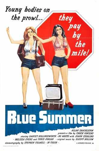 blue summer  02 film star poster A4 Photo Print