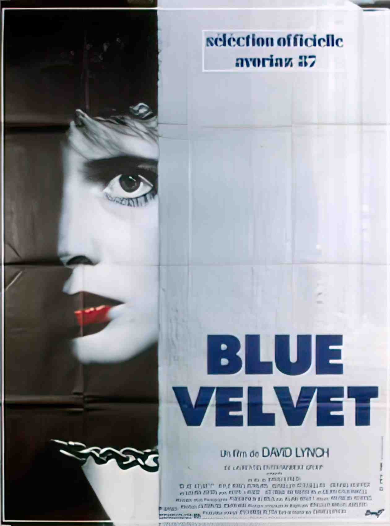 blue velvet Advert A4 Photo Print