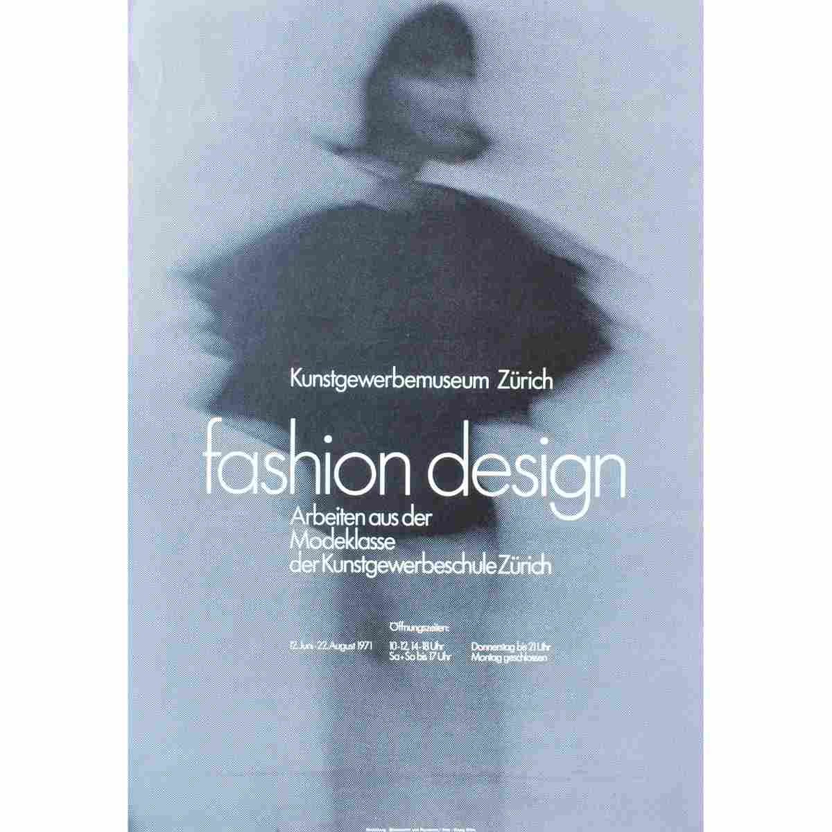 blumenstein und plancherel fashion design zurich 1971 2 Advert A4 Photo Print