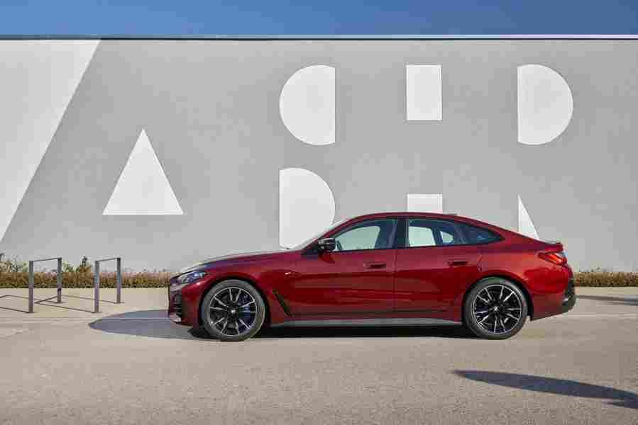 bmw 4 series gran coupe g26 2021 7124 139 Car A4 Photo Print