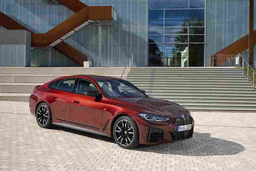 bmw 4 series gran coupe g26 2021 7124 142 Car A4 Photo Print