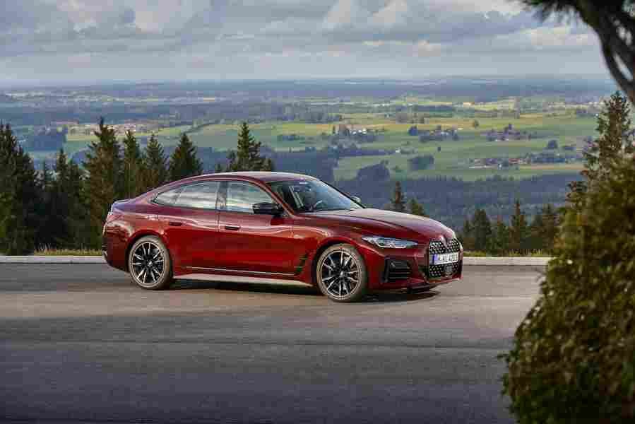 bmw 4 series gran coupe g26 2021 7124 156 Car A4 Photo Print