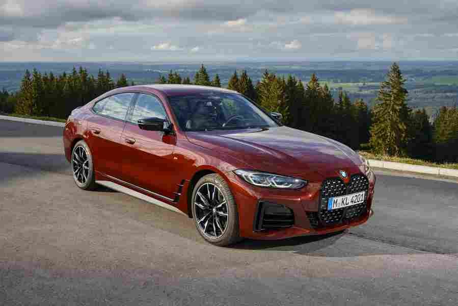 bmw 4 series gran coupe g26 2021 7124 161 Car A4 Photo Print