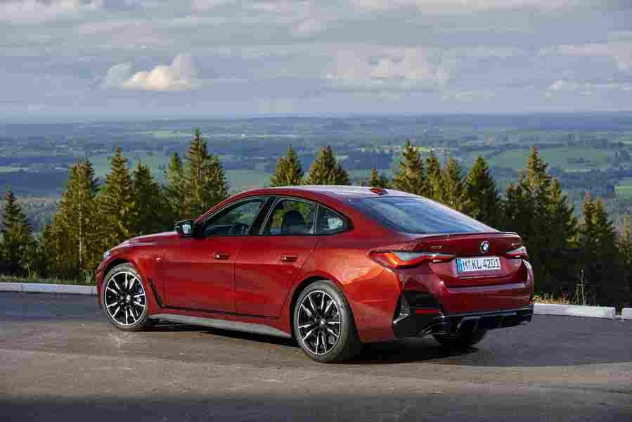 bmw 4 series gran coupe g26 2021 7124 165 Car A4 Photo Print
