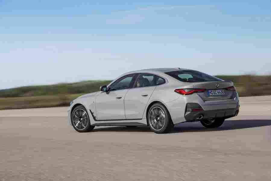 bmw 4 series gran coupe g26 2021 7124 18 Car A4 Photo Print