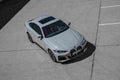bmw 4 series gran coupe g26 2021 7124 30 Car A4 Photo Print