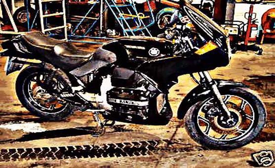 bmw k75s motorbike A4 Photo Print