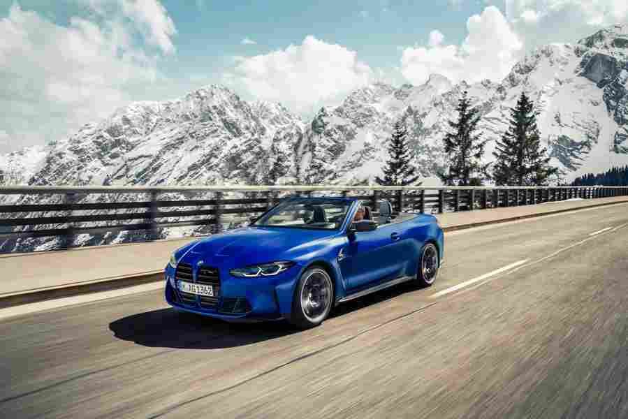 bmw m4 competition convertible m xdrive 2021 7115 2 Car A4 Photo Print