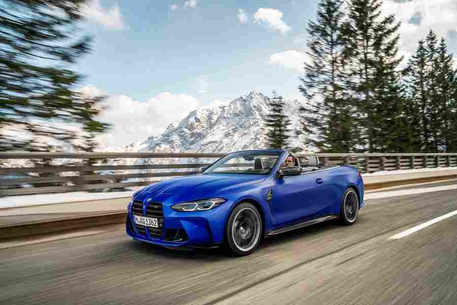 bmw m4 competition convertible m xdrive 2021 7115 41 Car A4 Photo Print