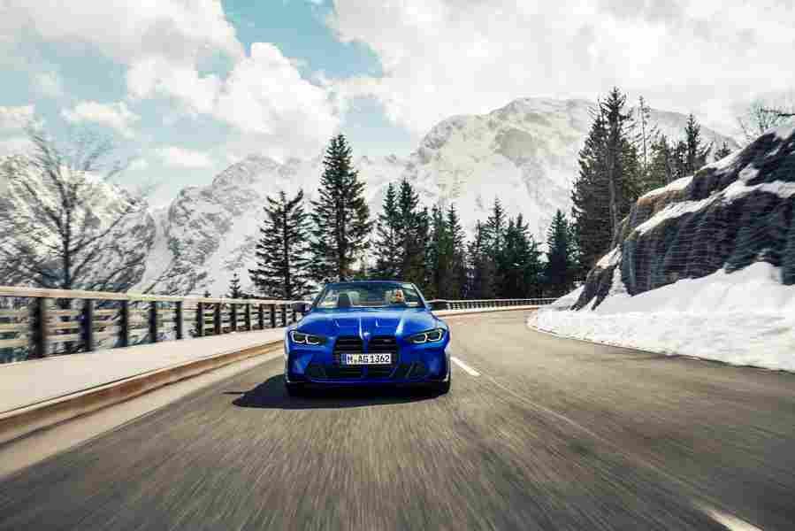 bmw m4 competition convertible m xdrive 2021 7115 42 Car A4 Photo Print