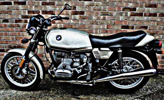 bmw r45 (2) motorbike A4 Photo Print