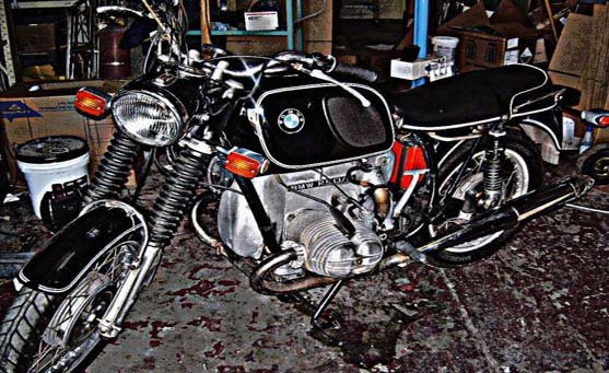 bmw r50 5 motorbike A4 Photo Print