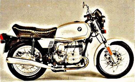 bmw r65 motorbike A4 Photo Print