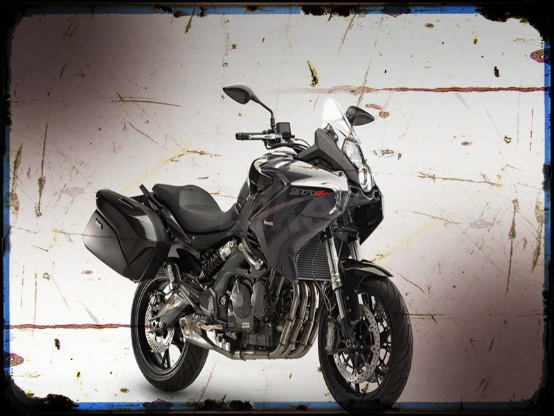 bn 600 gt  A4 Photo Print Motorbike Vintage Aged